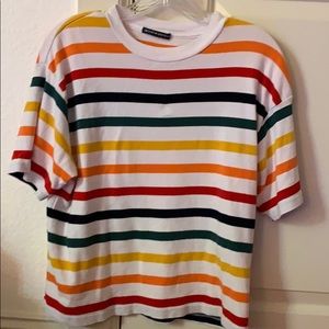 striped brandy tee